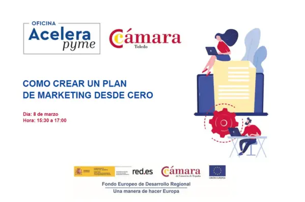 Taller sobre cómo crear un plan de marketing digital desde cero impartido por FlytoDigital para la Cámara de Comercio de Toledo